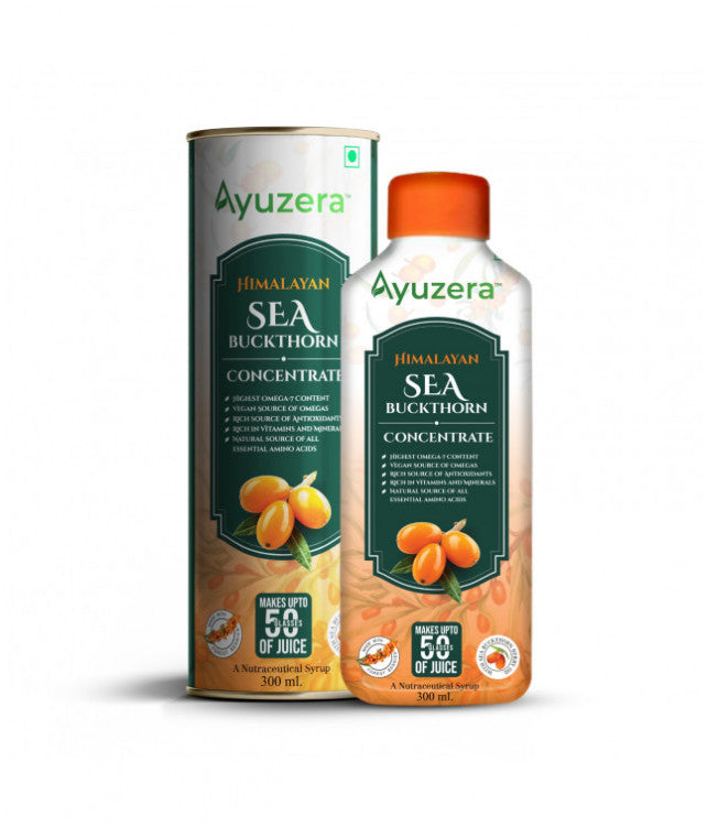 Ayuzera Himalayan Sea Buckthorn Pulp (Juice) Concentrate 300ml