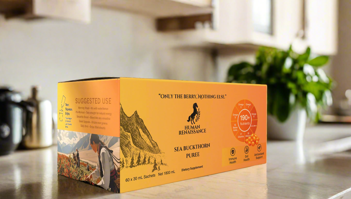 Wild Harvested Sea Buckthorn Purée 30 mL Sachet