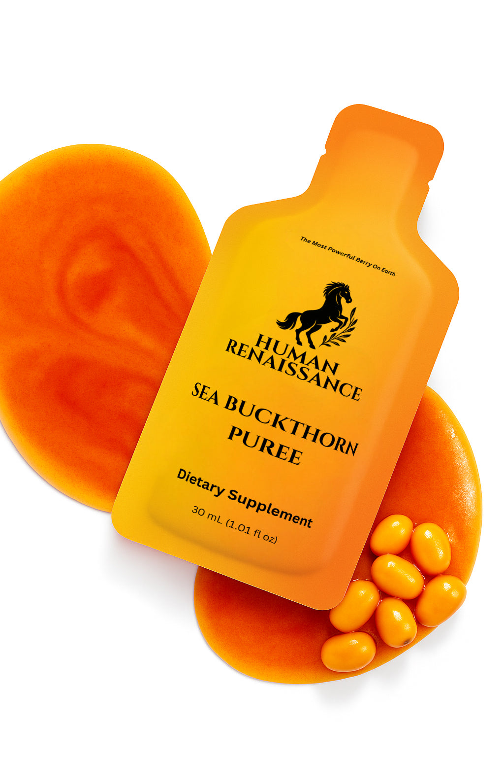 Wild Harvested Sea Buckthorn Purée 30 mL Sachet