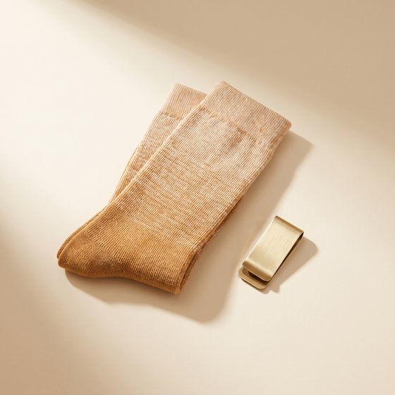 Nurse compression socks and shift clip